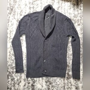 jf j.ferrar Charcoal Gray Cardigan Sweater